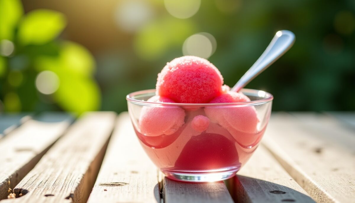 Réalisez un sorbet maison léger et rafraîchissant, entièrement sans sucre ajouté