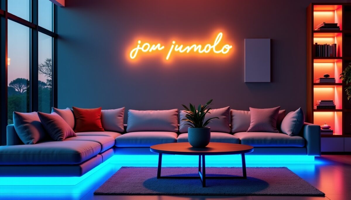Comment sublimer votre salon grâce aux éclairages LED néon décoratifs : astuces et conseils