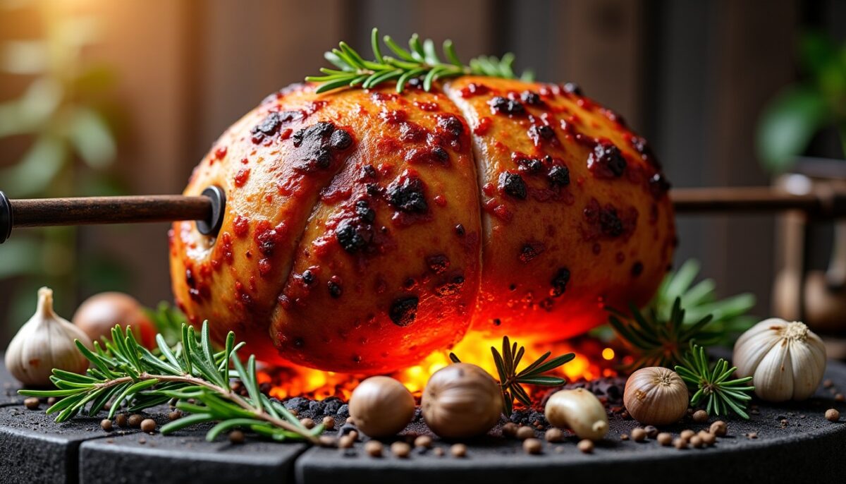 Les astuces incontournables pour une marinade délicieuse et un jambon à la broche parfaitement réussi