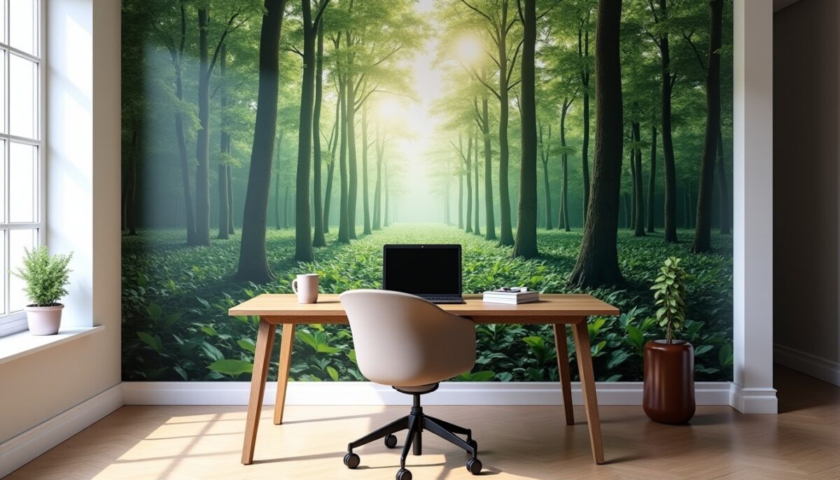 Papier peint panoramique : l&rsquo;art mural qui ouvre de nouvelles perspectives pour votre intérieur et espace de travail