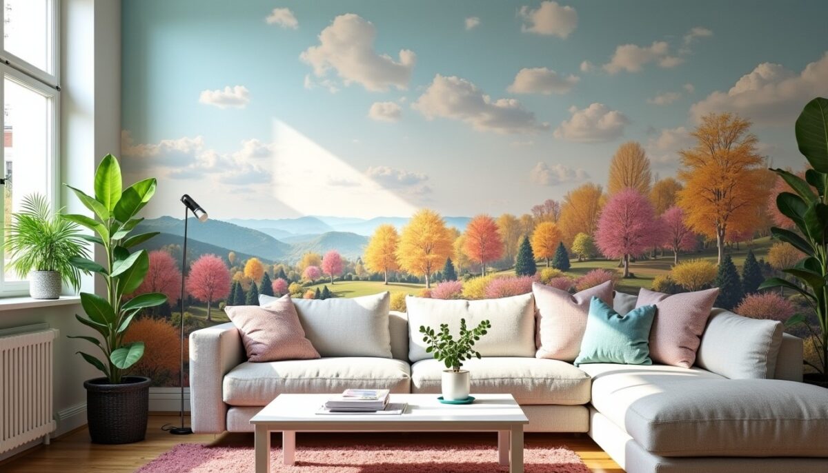 Optimisation d’espace : conseils créatifs pour sublimer votre intérieur avec du papier peint panoramique