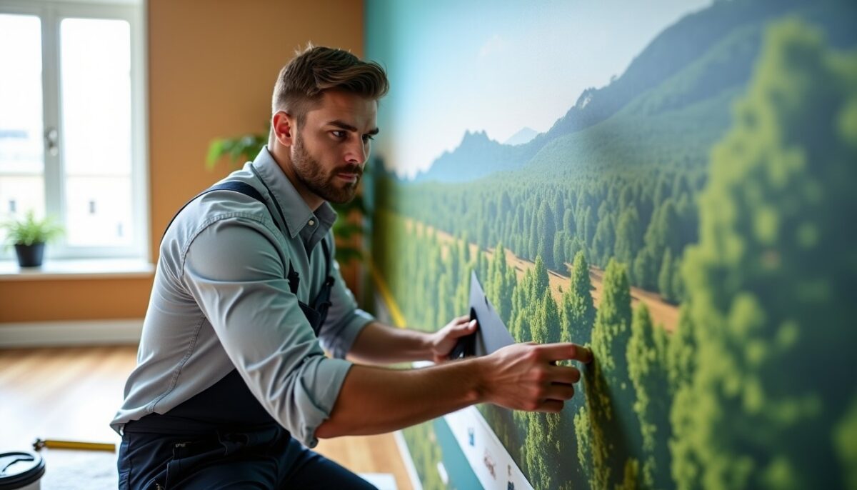 Le guide essentiel pour réussir la pose de votre papier peint panoramique comme un pro