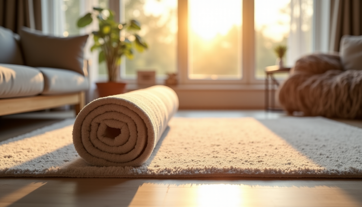 Tapis enroulable et accessoires : gain de place et confort d'assemblage